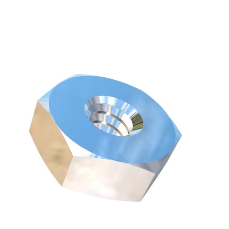 Allied Titanium Hex Nut, #4-40, Titanium, Grade 2 0001771